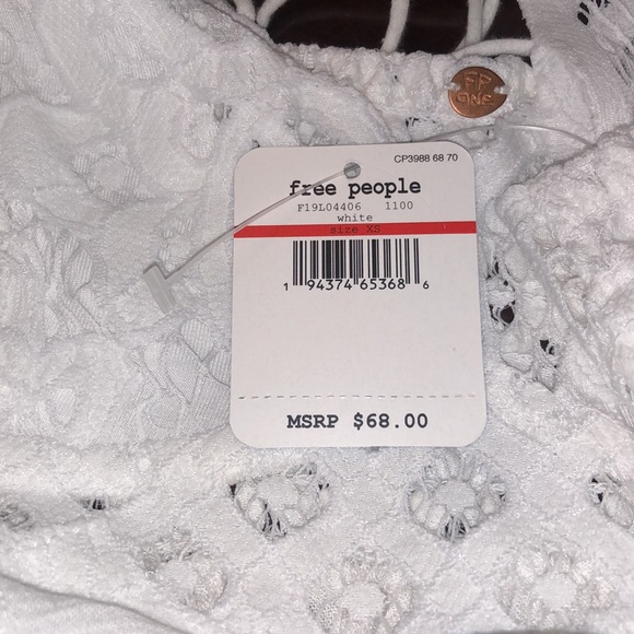 Free People Adella Lace Detail Smock Back … - Picture 14 of 16